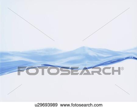 Stock Photo - Water, close up, white background. Fotosearch