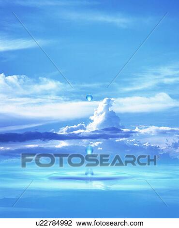 Water drop on sea surface View Large Photo Image Stock Image - Water drop on sea surface. Fotosearch