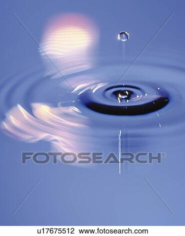 Stock Image - Water droplet. Fotosearch