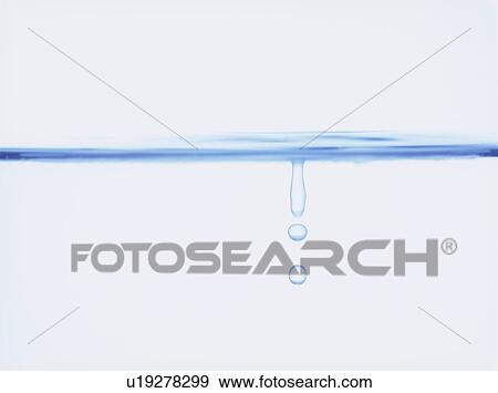 Water drops, close up, white background View Large Photo Image Stock Photo - Water drops, close up, white background. Fotosearch