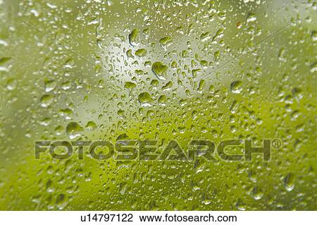 Water drops on window, close up, full frame View Large Photo Image Stock Image - Water drops on window, close up, full frame. Fotosearch