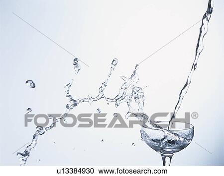 Water overflowing from glass View Large Photo Image Stock Image - Water overflowing from glass. Fotosearch