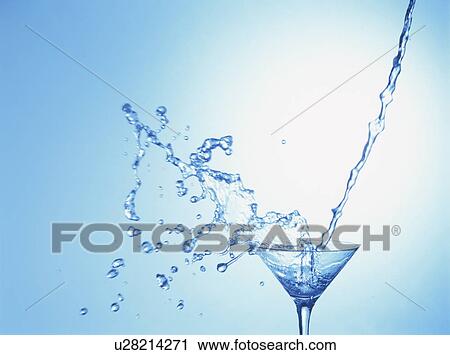 Water overflowing from glass View Large Photo Image Stock Image - Water overflowing from glass. Fotosearch