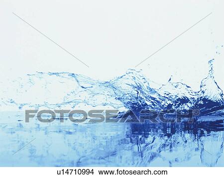 Picture - Water splashing. Fotosearch