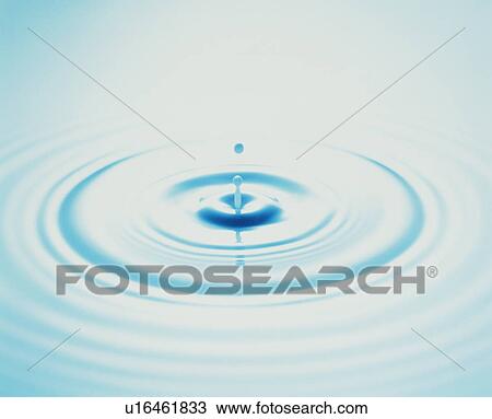 Waterdrop and ripples on water surface View Large Photo Image Stock Image - Waterdrop and ripples on water surface. Fotosearch