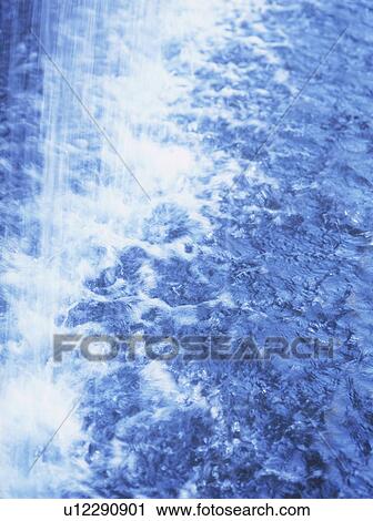 Waterfall, full frame View Large Photo Image Stock Image - Waterfall, full frame. Fotosearch