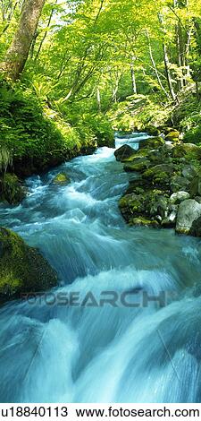 Stock Image - Waterfall . Fotosearch