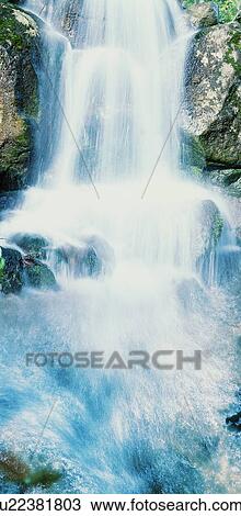 Waterfall View Large Photo Image Stock Image - Waterfall . Fotosearch