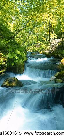 Waterfall View Large Photo Image Stock Photography - Waterfall . Fotosearch