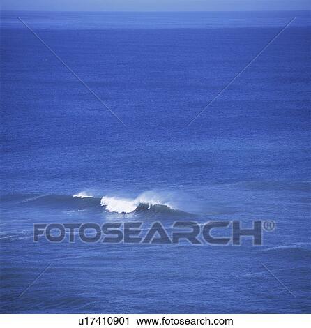 Stock Image - Wave in sea, full frame. Fotosearch