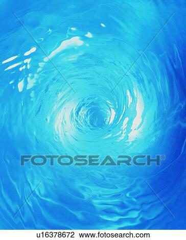 Stock Image - Whirlpool of water. Fotosearch