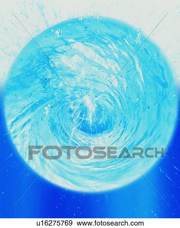 Stock Photo - Whirlpool of water. Fotosearch