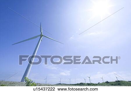 Wind farm, Tomamae town, Hokkaido Prefecture, Japan View Large Photo Image Stock Image - Wind farm, Tomamae town, Hokkaido Prefecture, Japan. Fotosearch