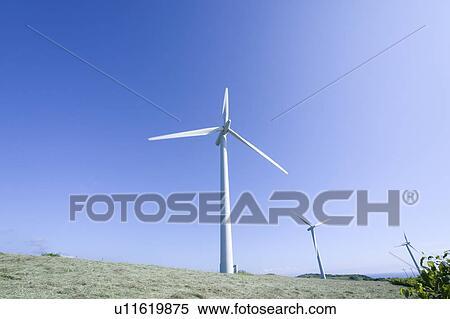 Wind farm, Tomamae town, Hokkaido Prefecture, Japan View Large Photo Image Stock Photography - Wind farm, Tomamae town, Hokkaido Prefecture, Japan. Fotosearch