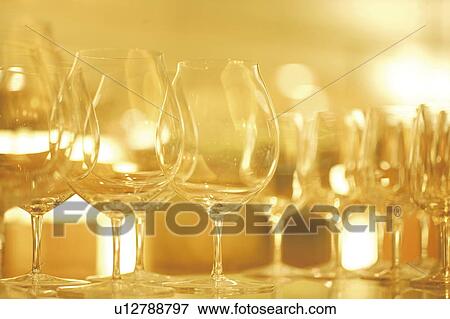 Stock Photo - Wine Glasses. Fotosearch