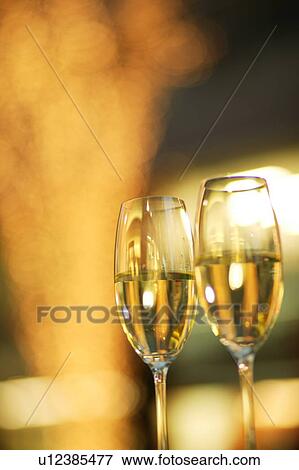 Stock Photo - Wineglasses side by side. Fotosearch