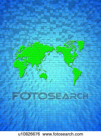 World Map in front of Multi Layered Background View Large Photo Image Stock Photograph - World Map in front of Multi Layered Background. Fotosearch