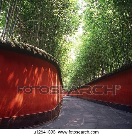 Stock Image - Wuhouci, China. Fotosearch