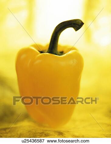 Stock Photo - Yellow bell pepper. Fotosearch