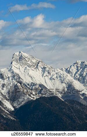 Stock Photo - Snowcapped mountains. Fotosearch
