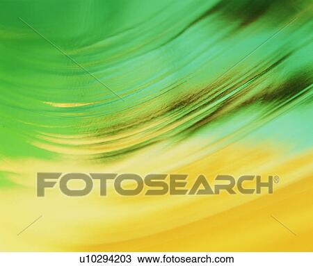 Stock Image - Abstract green and yellow background. Fotosearch