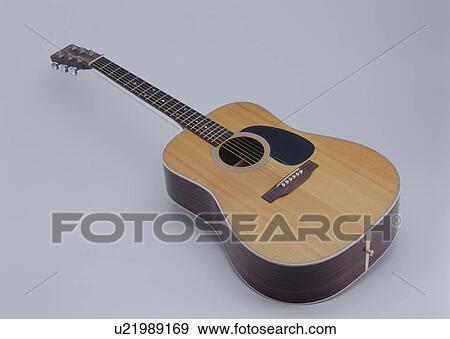 Stock Photo - Acoustic guitar. Fotosearch