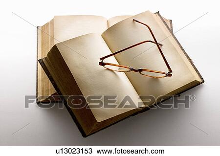 Antique books and glasses View Large Photo Image Stock Image - Antique books and glasses. Fotosearch