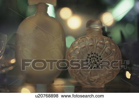 Stock Photo - Antique perfume bottles. Fotosearch