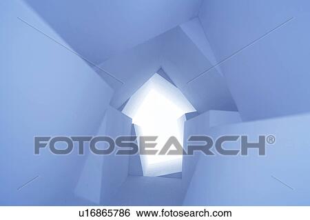 Arrow shape carved into wall View Large Photo Image Stock Photograph - Arrow shape carved into wall. Fotosearch