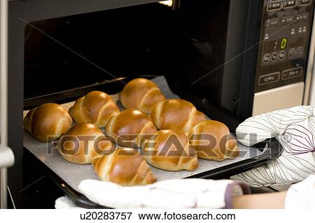 Stock Photo - Baked bread. Fotosearch