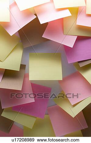 Stock Photo - Blank memos. Fotosearch