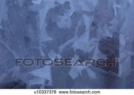 Blue patterned ice View Large Photo Image Stock Photo - Blue patterned ice. Fotosearch