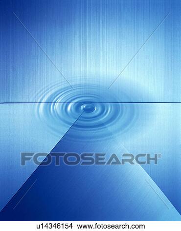 Blue ripple on metallic surface View Large Photo Image Picture - Blue ripple on metallic surface. Fotosearch