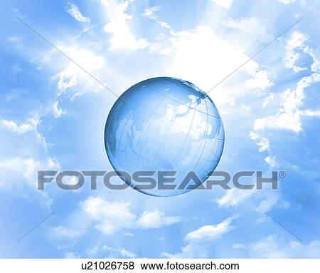 Blue sky and earth View Large Photo Image Stock Photo - Blue sky and earth. Fotosearch