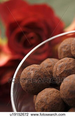 Stock Image - Bowl of truffles. Fotosearch