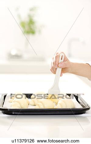 Stock Photograph - Bread making. Fotosearch