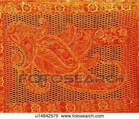 Stock Photography - Bright patterned cloth. Fotosearch