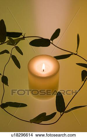 Candle View Large Photo Image Picture - Candle. Fotosearch