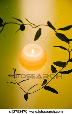 Stock Image - Candle. Fotosearch