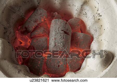 Charcoal brazier and fire View Large Photo Image Stock Image - Charcoal brazier and fire. Fotosearch