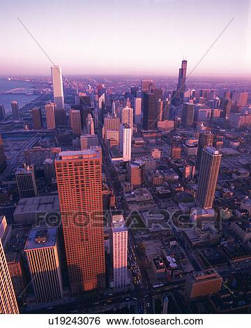 Stock Photograph - Chicago cityscape, Illinois, USA. Fotosearch