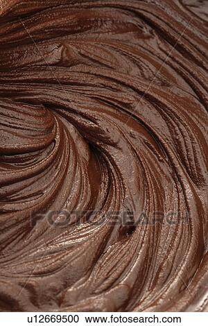 Stock Image - Chocolate mousse. Fotosearch