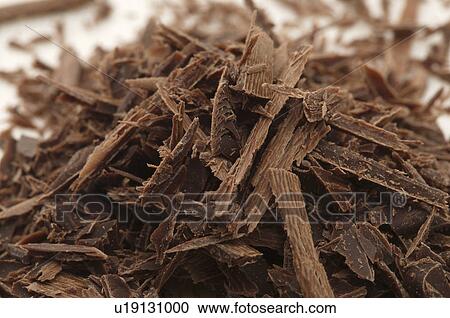 Stock Image - Chocolate shavings. Fotosearch