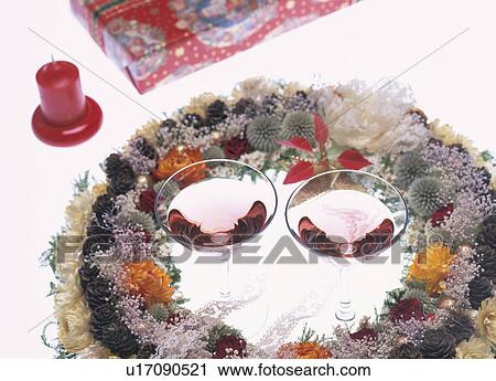 Christmas decorations and cocktails View Large Photo Image Stock Image - Christmas decorations and cocktails. Fotosearch
