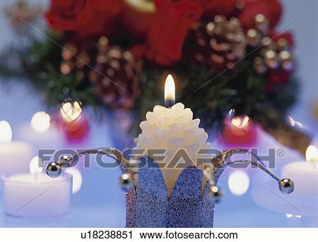 Stock Image - Christmas ornaments. Fotosearch