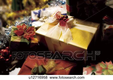 Christmas presents View Large Photo Image Stock Photo - Christmas presents. Fotosearch