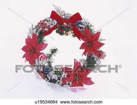 Christmas wreath View Large Photo Image Picture - Christmas wreath. Fotosearch
