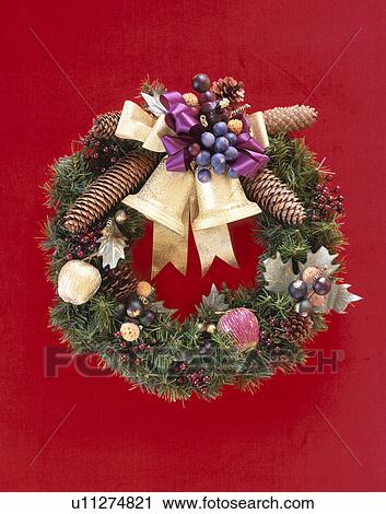 Christmas wreath View Large Photo Image Stock Image - Christmas wreath. Fotosearch