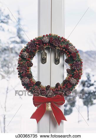 Christmas wreath View Large Photo Image Stock Photography - Christmas wreath. Fotosearch
