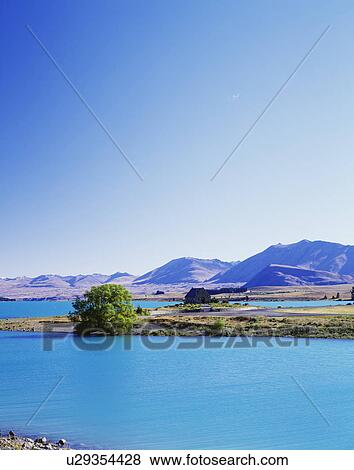 Church of the Good Shepherd. Lake Tekapo, New Zealand View Large Photo Image Stock Photo - Church of the Good Shepherd. Lake Tekapo, New Zealand. Fotosearch